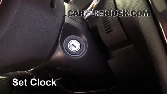 2008 Ford Explorer Sport Trac XLT 4.0L V6 Horloge Régler l'horloge